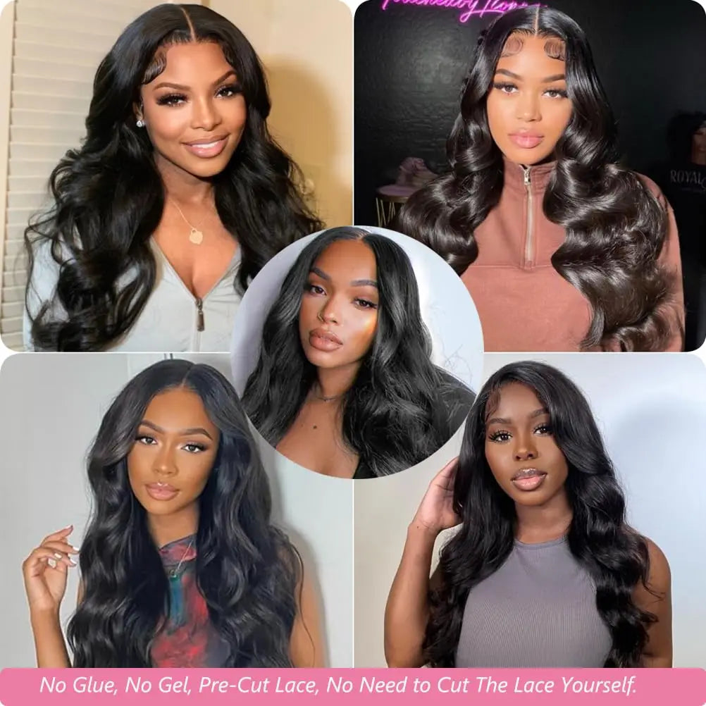 Body Wave Glueless Pre Cut Lace Wig