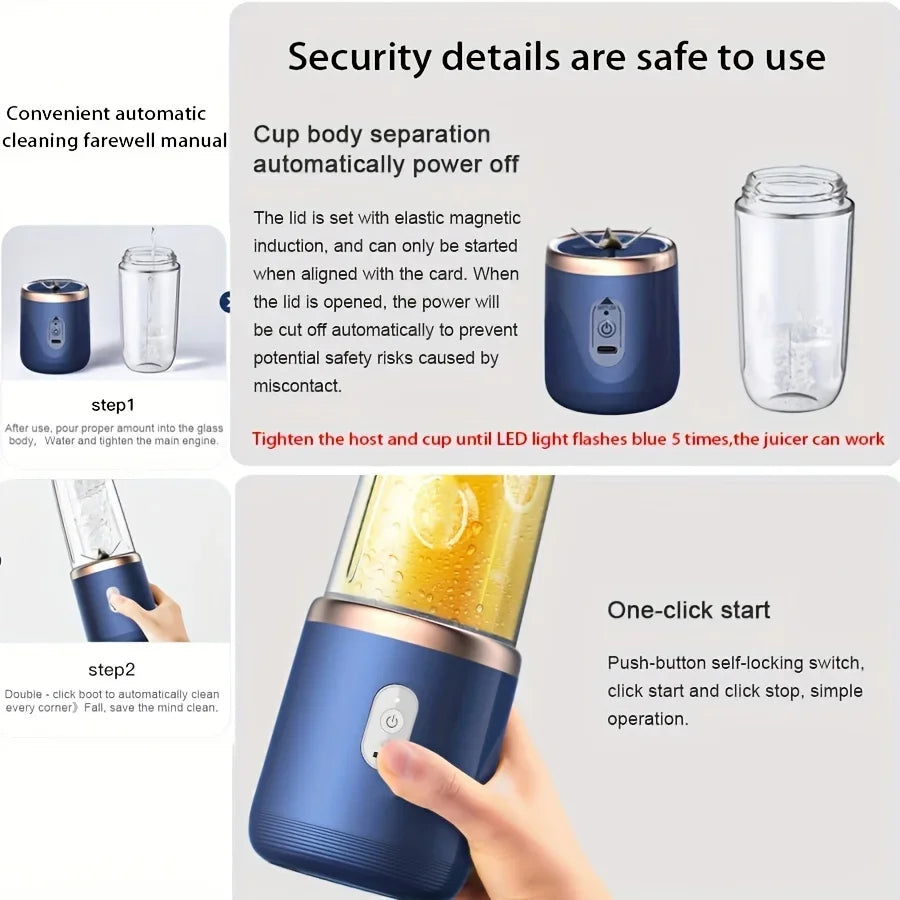 6 Blades Electric Juicer