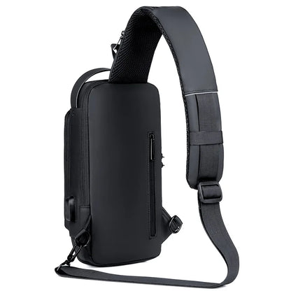 Men's USB Shoulder Bag