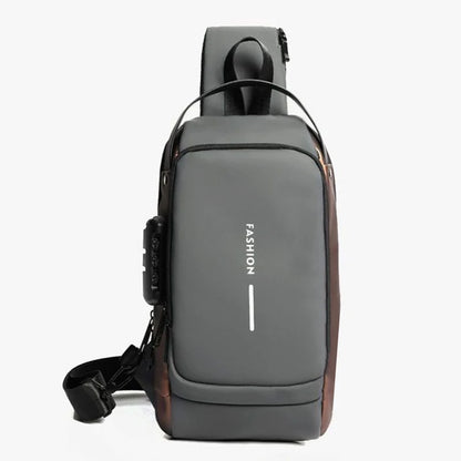 Men's USB Shoulder Bag