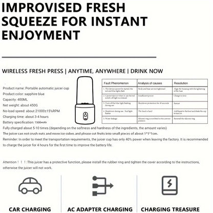 6 Blades Electric Juicer