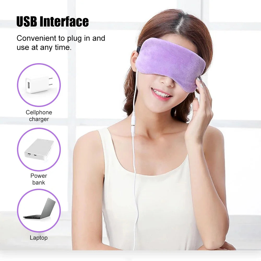 USB Heated Steam Eye Mask