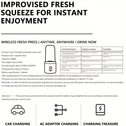 6 Blades Electric Juicer