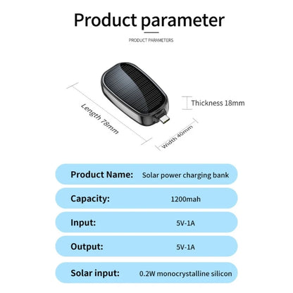 Solar USB Phone/Tablet Charger